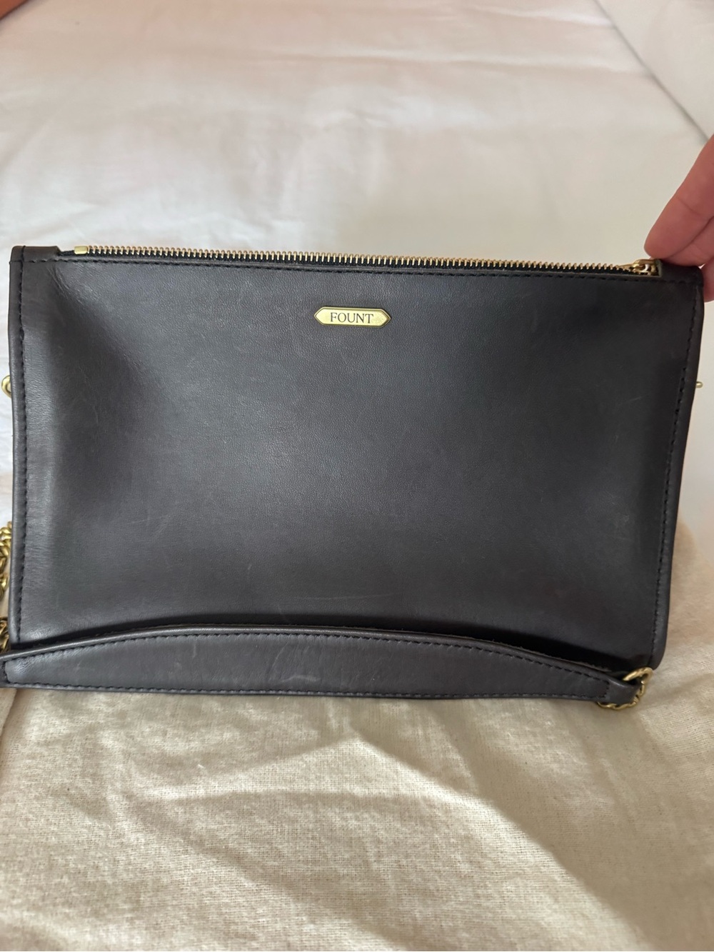 Fount Finley Shoulder Bag in Wolf - Picture 2 of 6